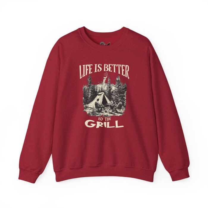 Life is better Unisex Heavy Blend™ Crewneck Sweatshirt - Image 37