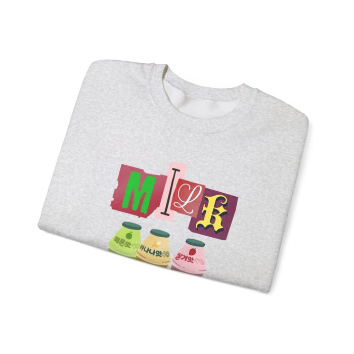 Milk your moment! Unisex Heavy Blend™ Crewneck Sweatshirt - Image 3