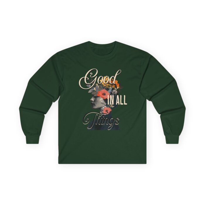 Good in all things Unisex Ultra Cotton Long Sleeve Tee - Image 7