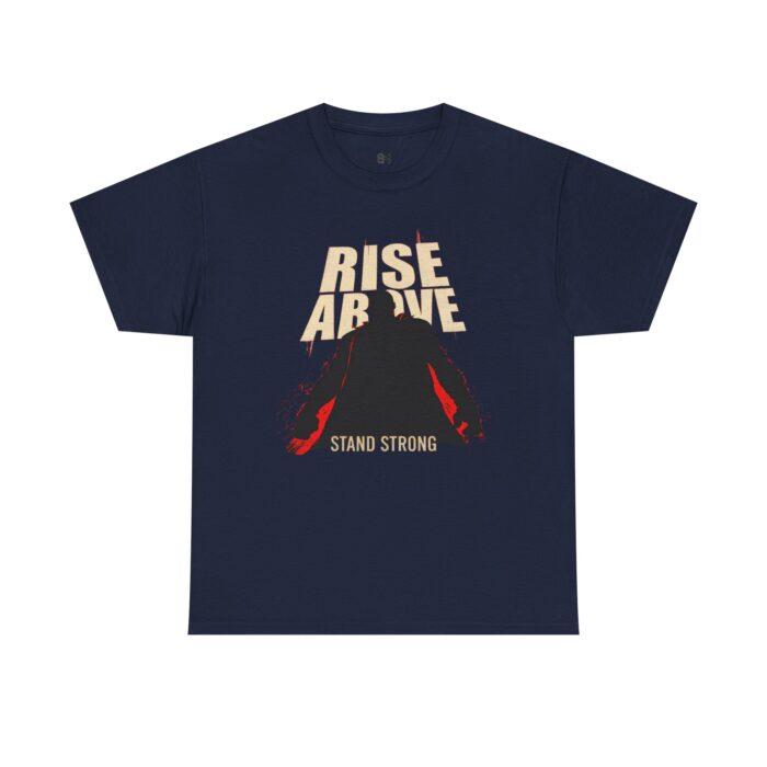 Rise above Unisex Heavy Cotton Tee - Image 13