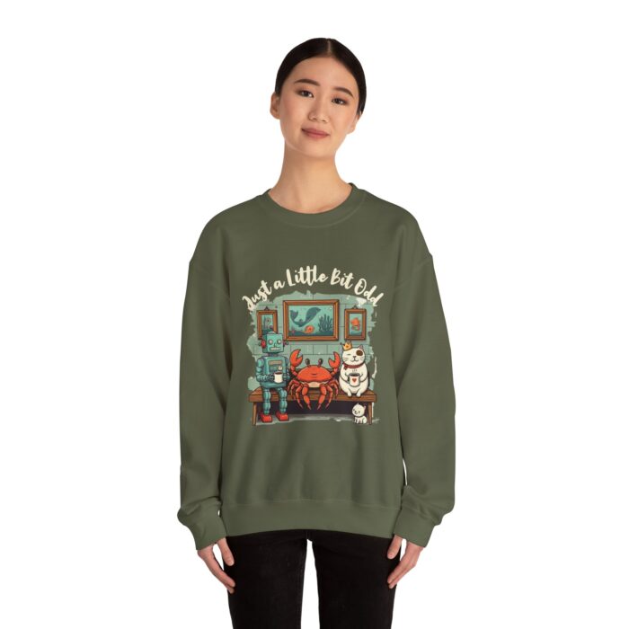 Just a little bit odd Unisex Heavy Blend™ Crewneck Sweatshirt - Image 16