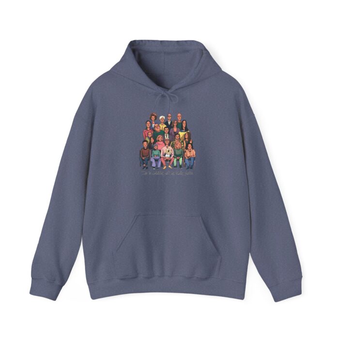 Definitely not my family photo Unisex Heavy Blend™ Hooded Sweatshirt - Image 33