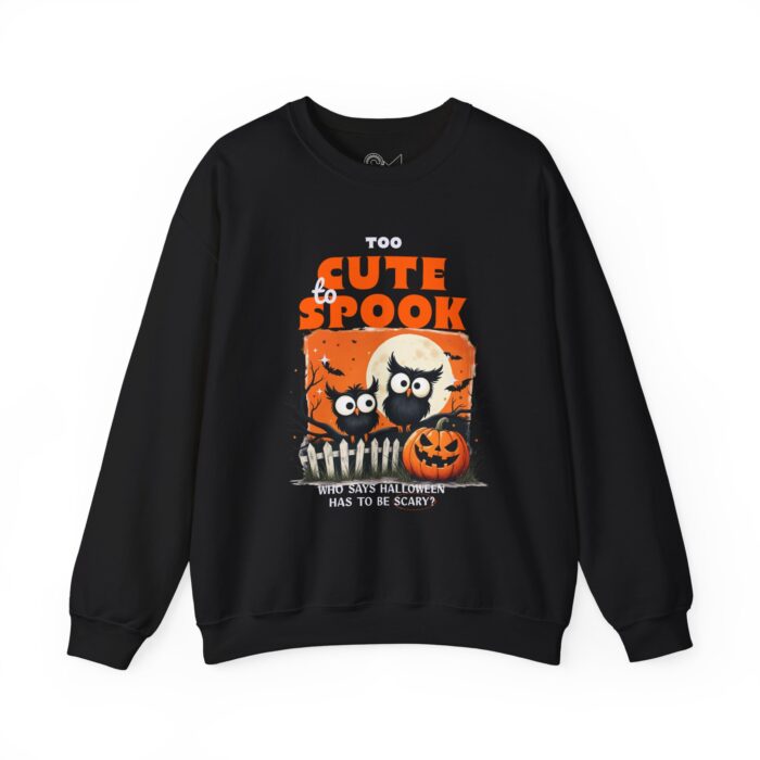 Too cute to spook Unisex Heavy Blend™ Crewneck Sweatshirt