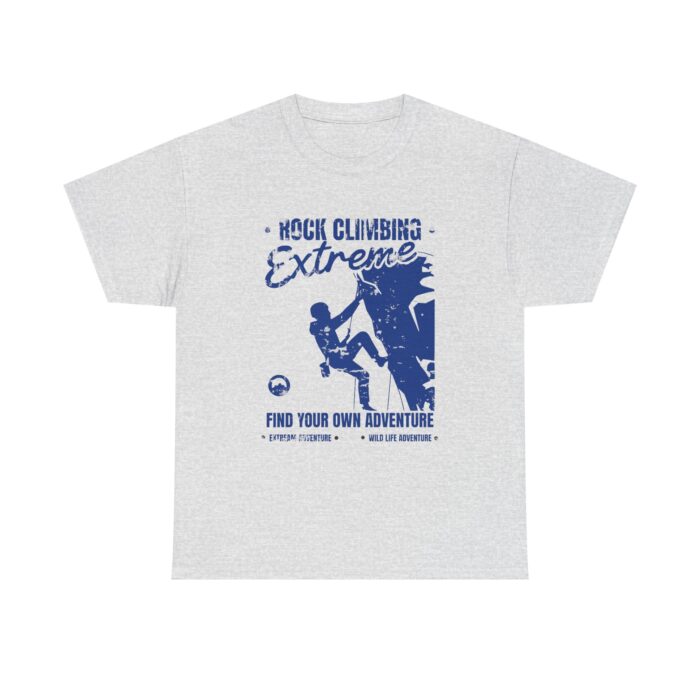 Extreme Rock Climbing Adventure Tee - Unisex Heavy Cotton Shirt - Image 5