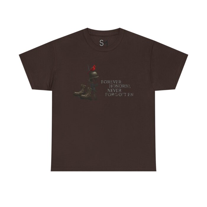 Forever honored, never forgotten Unisex Heavy Cotton Tee - Image 5