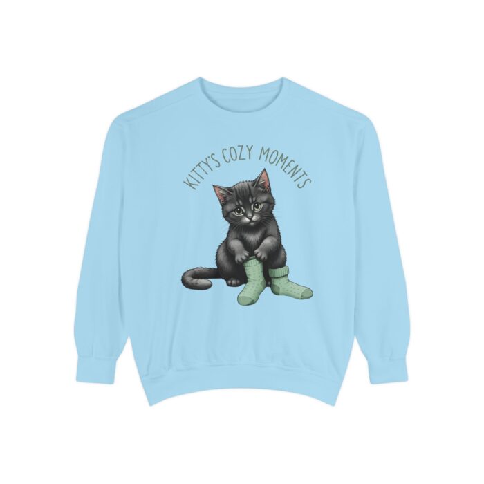 Kittt's cozy moment Unisex Garment-Dyed Sweatshirt - Image 17