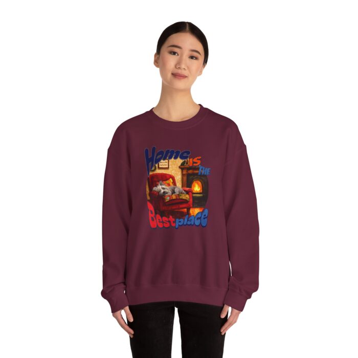 Home is the best place Unisex Heavy Blend™ Crewneck Sweatshirt - Image 16