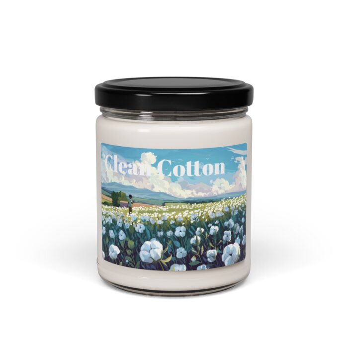 Clean cotton Scented Soy Candle, 9oz