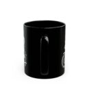 Motorcycle Rider with Coffee Black Mug (11oz, 15oz)
