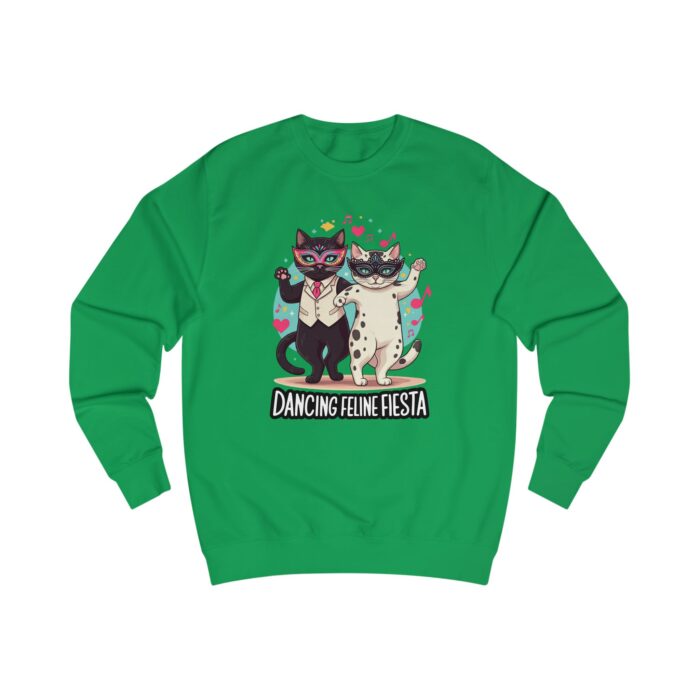 Dancing Feline Fiesta Unisex Sweatshirt - Image 11