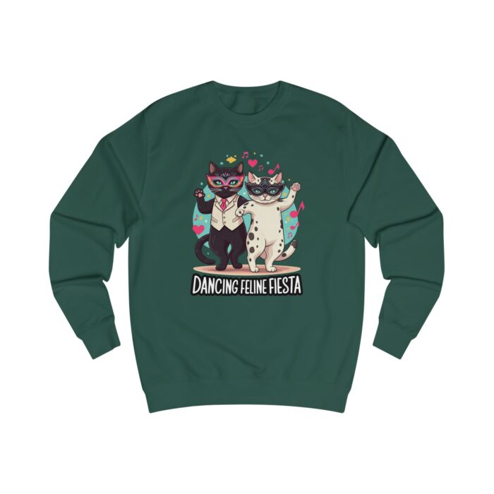 Dancing Feline Fiesta Unisex Sweatshirt - Image 13