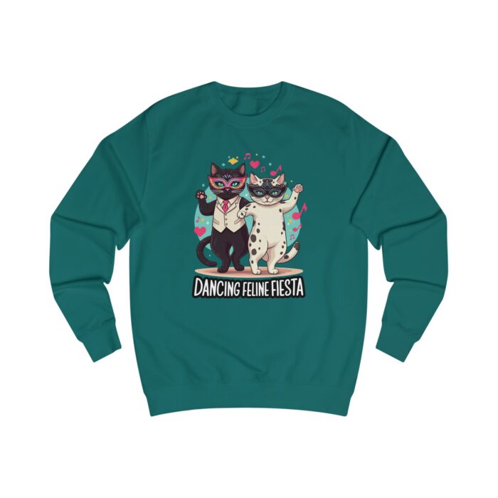Dancing Feline Fiesta Unisex Sweatshirt - Image 15