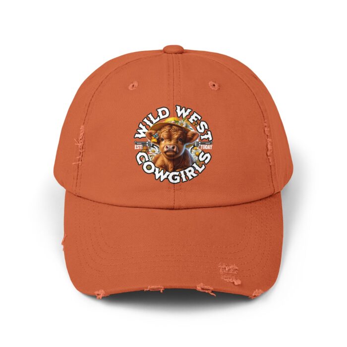Wild West Cow Girls Unisex Distressed Cap - Image 9