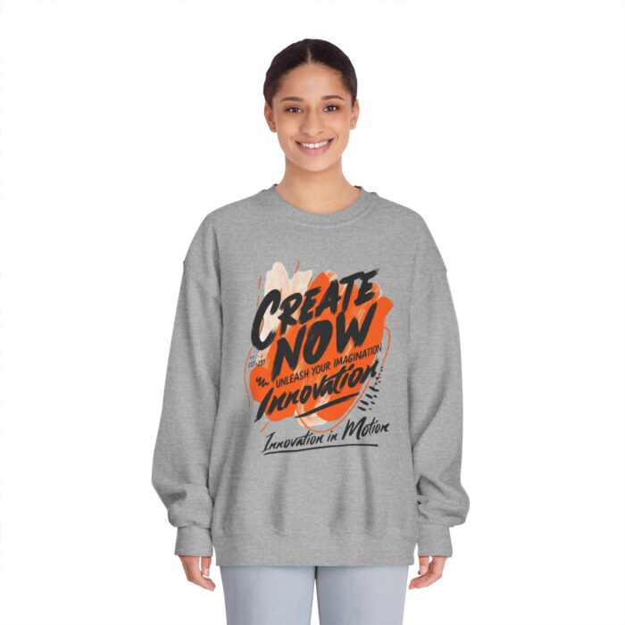 Create now Unisex DryBlend® Crewneck Sweatshirt - Image 11