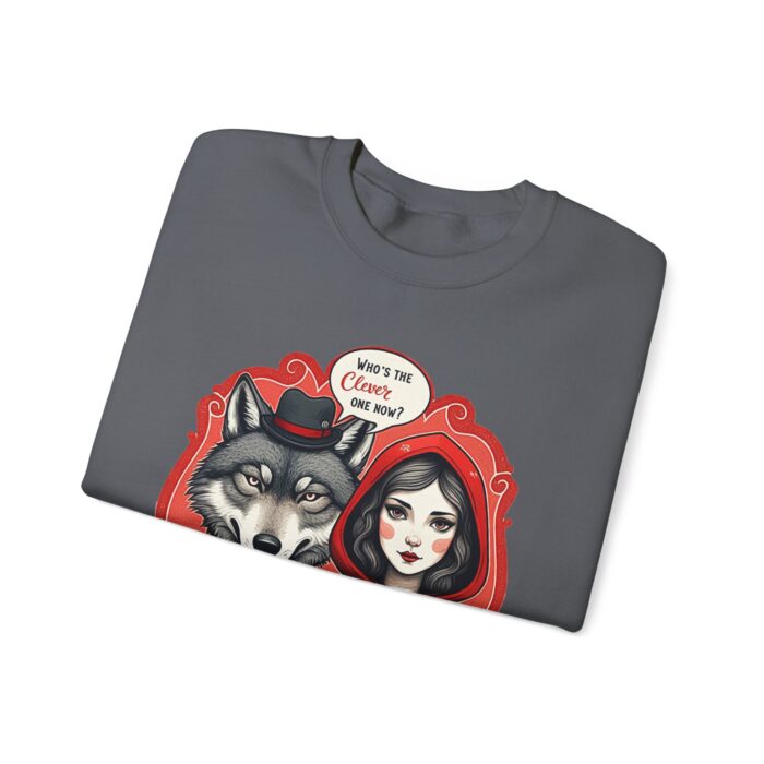 Who's the clever one Unisex Heavy Blend™ Crewneck Sweatshirt - Image 11