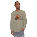 According to the will of God Rockin' Tiger Long Sleeve T-Shirt – Unisex Garment-Dyed Tee