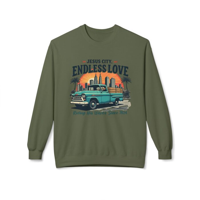 Endless love Unisex Midweight Softstyle Fleece Crewneck Sweatshirt - Image 13