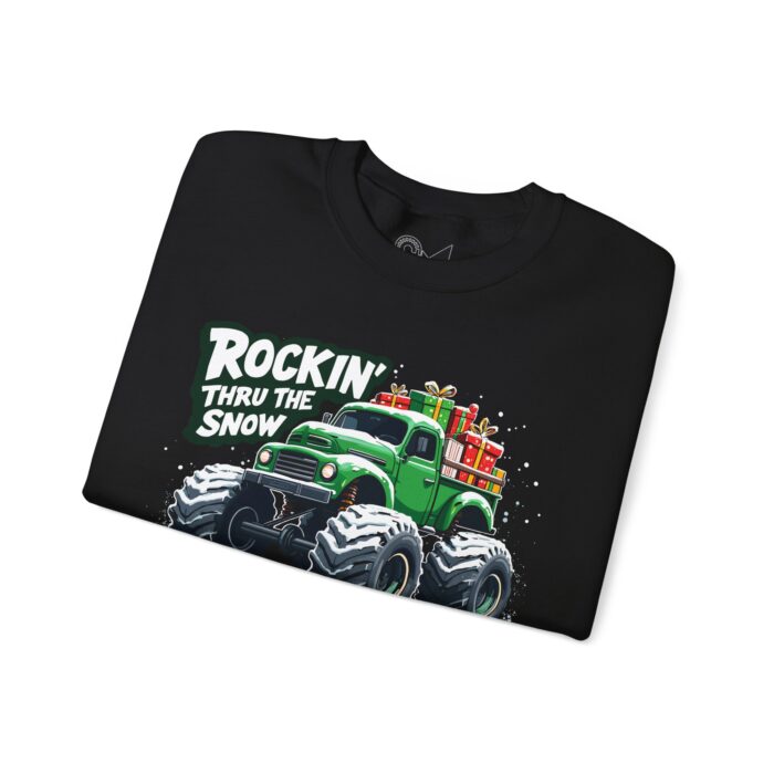 ROCKIN' THRU THE SNOW Unisex Heavy Blend™ Crewneck Sweatshirt - Image 3