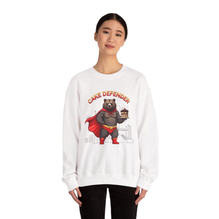 Cake defender Unisex Heavy Blend™ Crewneck Sweatshirt - Image 4