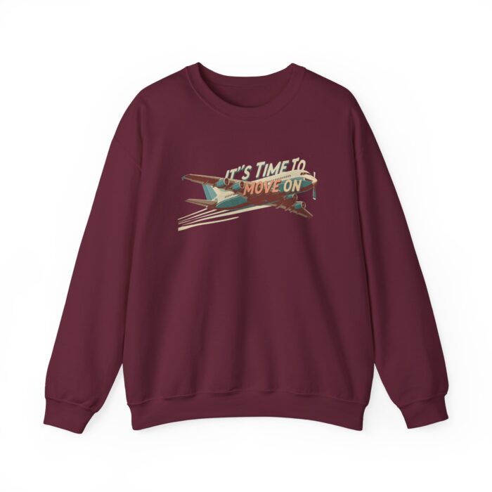 It's time to move on Unisex Heavy Blend™ Crewneck Sweatshirt - Image 5