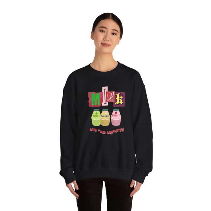Milk your moment! Unisex Heavy Blend™ Crewneck Sweatshirt - Image 8