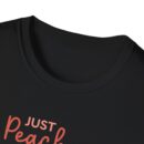Just Peachy Unisex Softstyle T-Shirt - Fruit-Themed Casual Tee for Summer Vibes