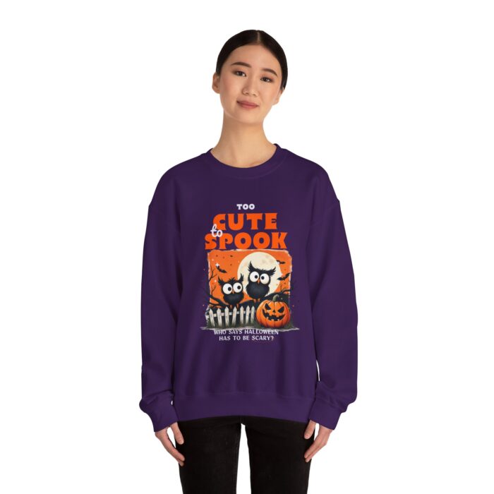 Too cute to spook Unisex Heavy Blend™ Crewneck Sweatshirt - Image 28