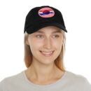 Korean Flag Hat with Leather Patch (Round)