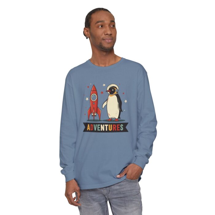 Adventures Unisex Garment-dyed Long Sleeve T-Shirt - Image 15