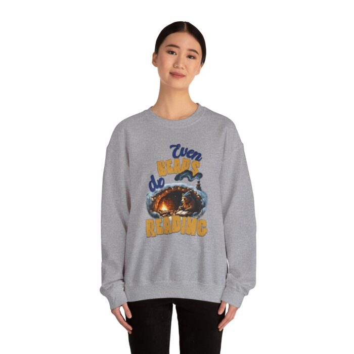 Even bears do reading Unisex Heavy Blend™ Crewneck Sweatshirt - Image 12