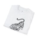 Vintage Tiger Graphic Unisex Softstyle T-Shirt – Perfect for Animal Lovers
