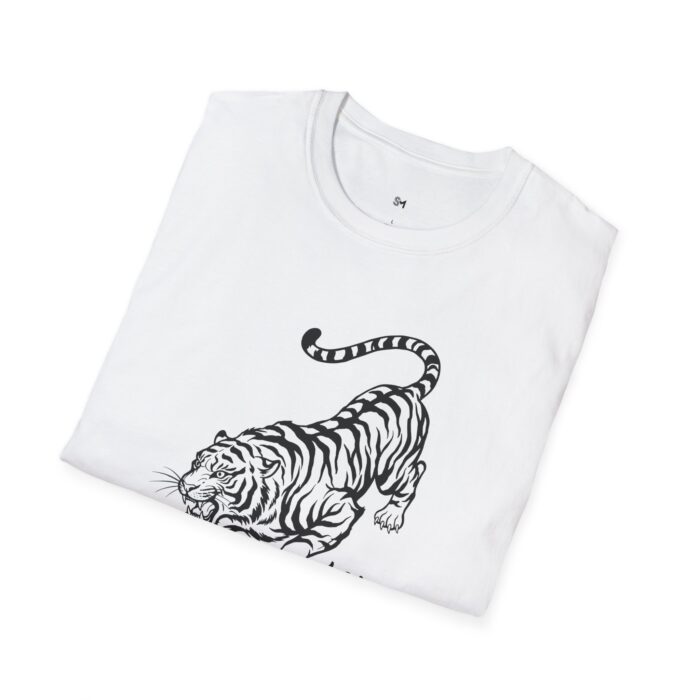 Vintage Tiger Graphic Unisex Softstyle T-Shirt – Perfect for Animal Lovers - Image 4