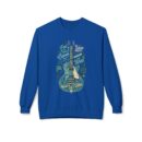 Blues night Unisex Midweight Softstyle Fleece Crewneck Sweatshirt