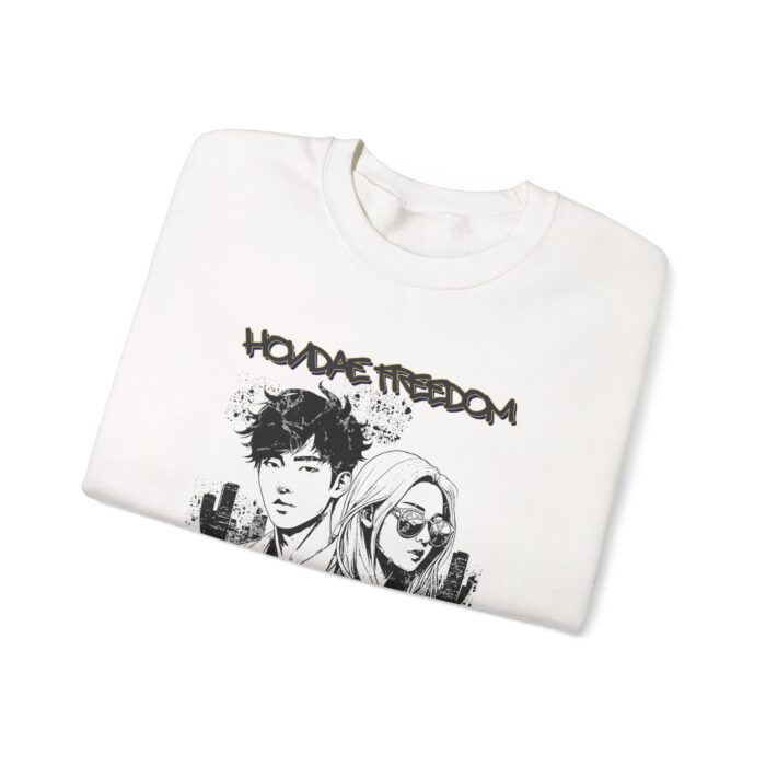 HongDae Freedom Unisex Heavy Blend™ Crewneck Sweatshirt - Image 3