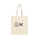 God bless Korea Cotton Canvas Tote Bag