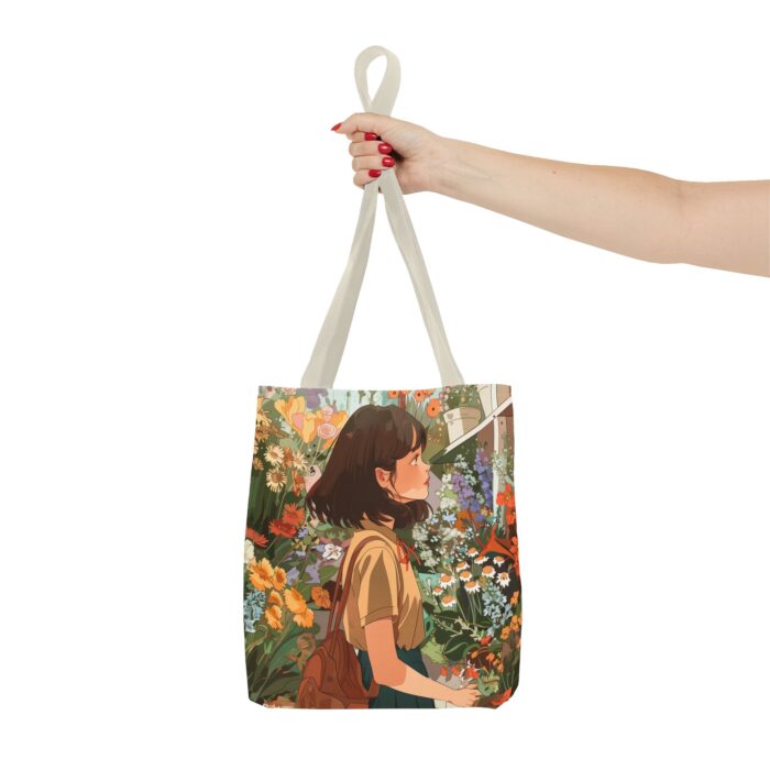 Girl and Flower Shop Tote Bag (AOP) - Image 40