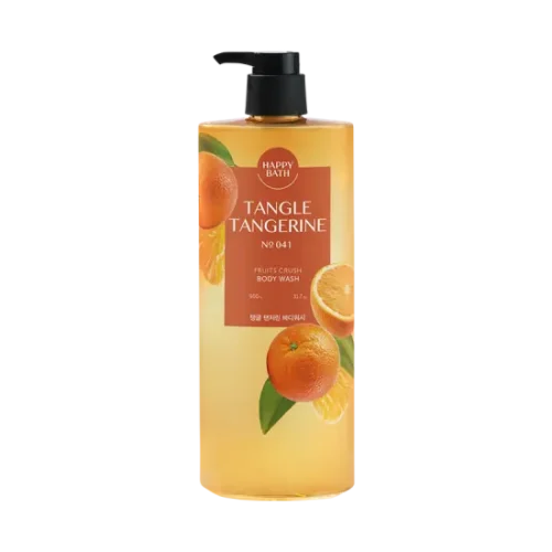 Happy Bath Fruits Crush Body Wash – Tangle Tangerine No.041 900g)