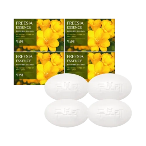 Happy Bath Dubore Freesia Essence Bar Soap 90g x 4ea