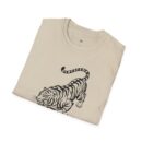 Vintage Tiger Graphic Unisex Softstyle T-Shirt – Perfect for Animal Lovers