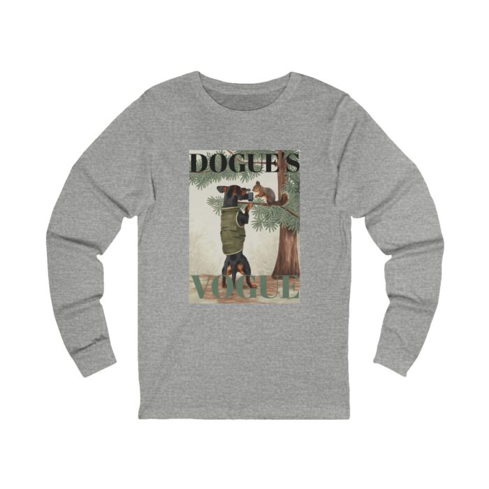 Dogue's Vogue Unisex Jersey Long Sleeve Tee - Image 9