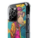 Stylish Ape Magnetic Clear Impact Cases