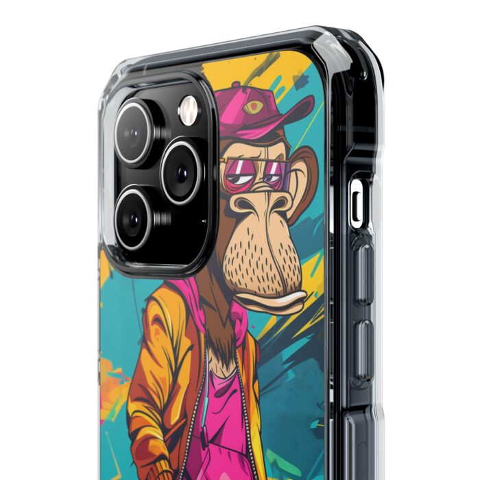Stylish Ape Magnetic Clear Impact Cases - Image 32