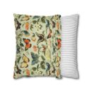 Butterfly Spun Polyester Square Pillowcase