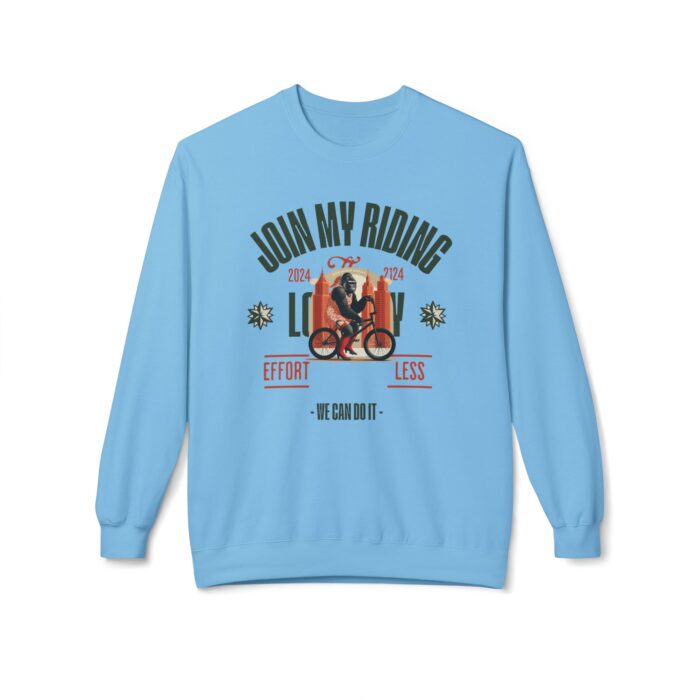 Join My Riding? Unisex Midweight Softstyle Fleece Crewneck Sweatshirt - Image 13