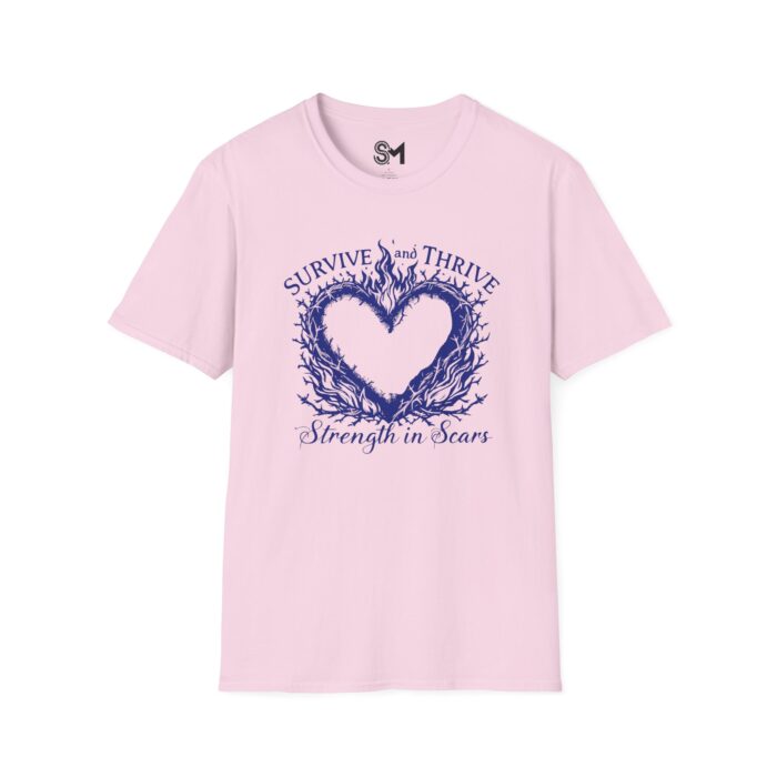 Strength in Scars Unisex Softstyle T-Shirt - Image 25