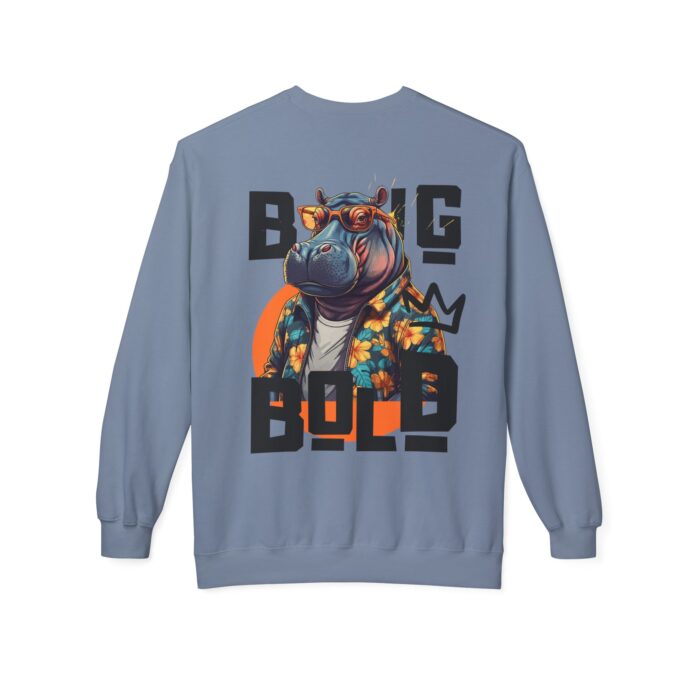 Big Bold Unisex Midweight Softstyle Fleece Crewneck Sweatshirt - Image 34
