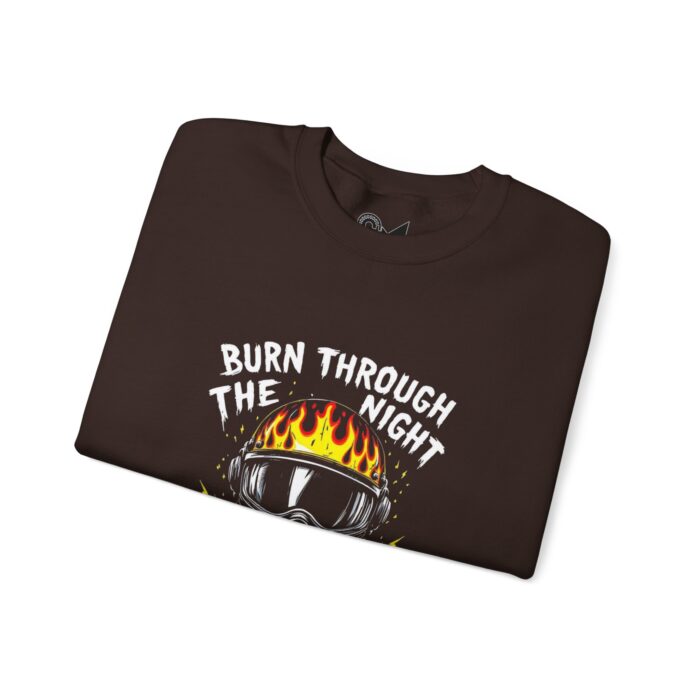 Burn through the night Unisex Heavy Blend™ Crewneck Sweatshirt - Image 7