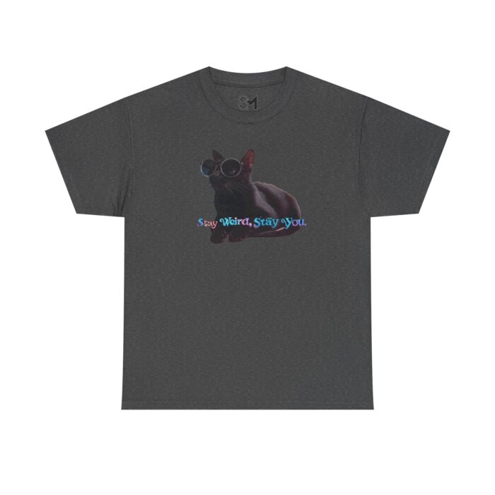 Stay weird, stay you Unisex Heavy Cotton Tee - Image 9