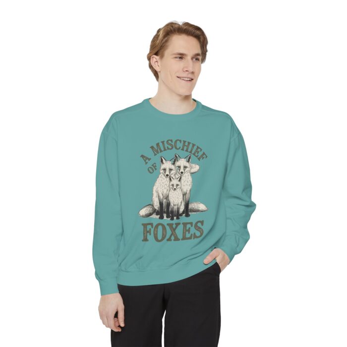 A mischief of Foxes Unisex Garment-Dyed Sweatshirt - Image 27