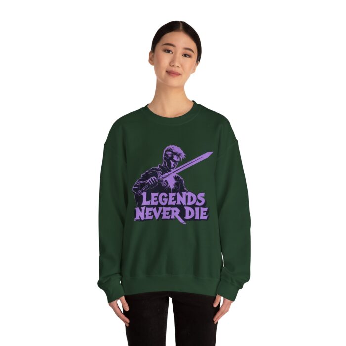 Legends never die Unisex Heavy Blend™ Crewneck Sweatshirt - Image 16